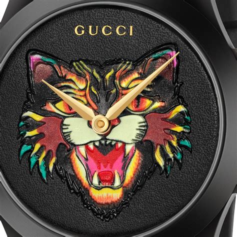 gucci cat face watch.